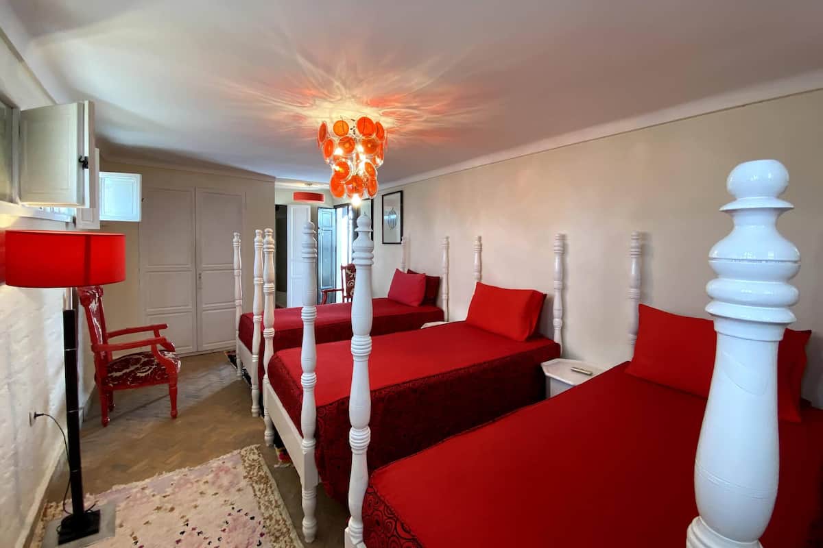 Habitació doble o amb dos llits individuals (Rouge) | Escriptori, cortines opaques, planxa i posts de planxar i wifi gratuïta
