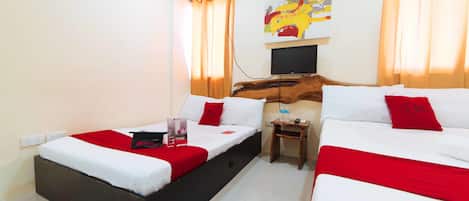 Habitación familiar | 1 habitación, ropa de cama hipoalergénica, wifi gratis y ropa de cama