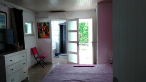 1 bedroom, iron/ironing board, WiFi, bed sheets - Pretty garden level in the middle of nature close to Capbreton and Hossegor (Saubion)