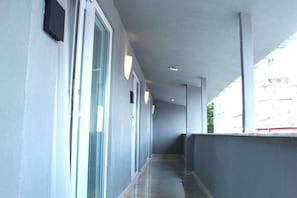 Klassieke penthouse, uitzicht op zee | Balkon