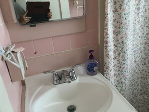 Dusche, Haartrockner, Toilettenpapier