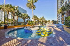 Indoor pool, a heated pool