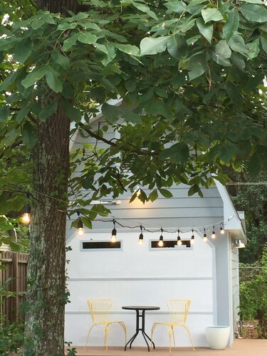 Yellow door carriage house