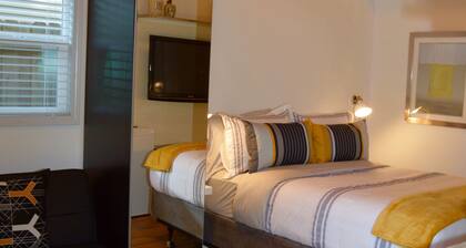 Yellow door carriage house