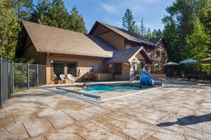 Indoor pool, a heated pool