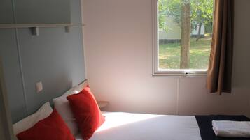 1 makuuhuone, vuodevaatteet