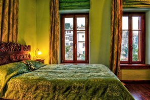 Deluxe Room, Fireplace, Garden View | Hypo-allergenic bedding, individually decorated, individually furnished - Althea Mansion Hotel (Volos)