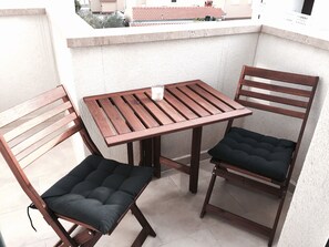 Outdoor dining - Beautiful, modern apartments on Ciovo, Croatia. (Okrug Gornji)