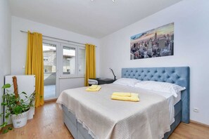 Apartamento (A1) | Escritorio, tabla de planchar con plancha, wifi gratis