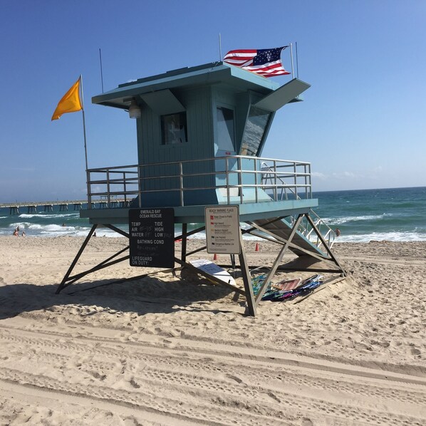 Beach nearby, beach towels