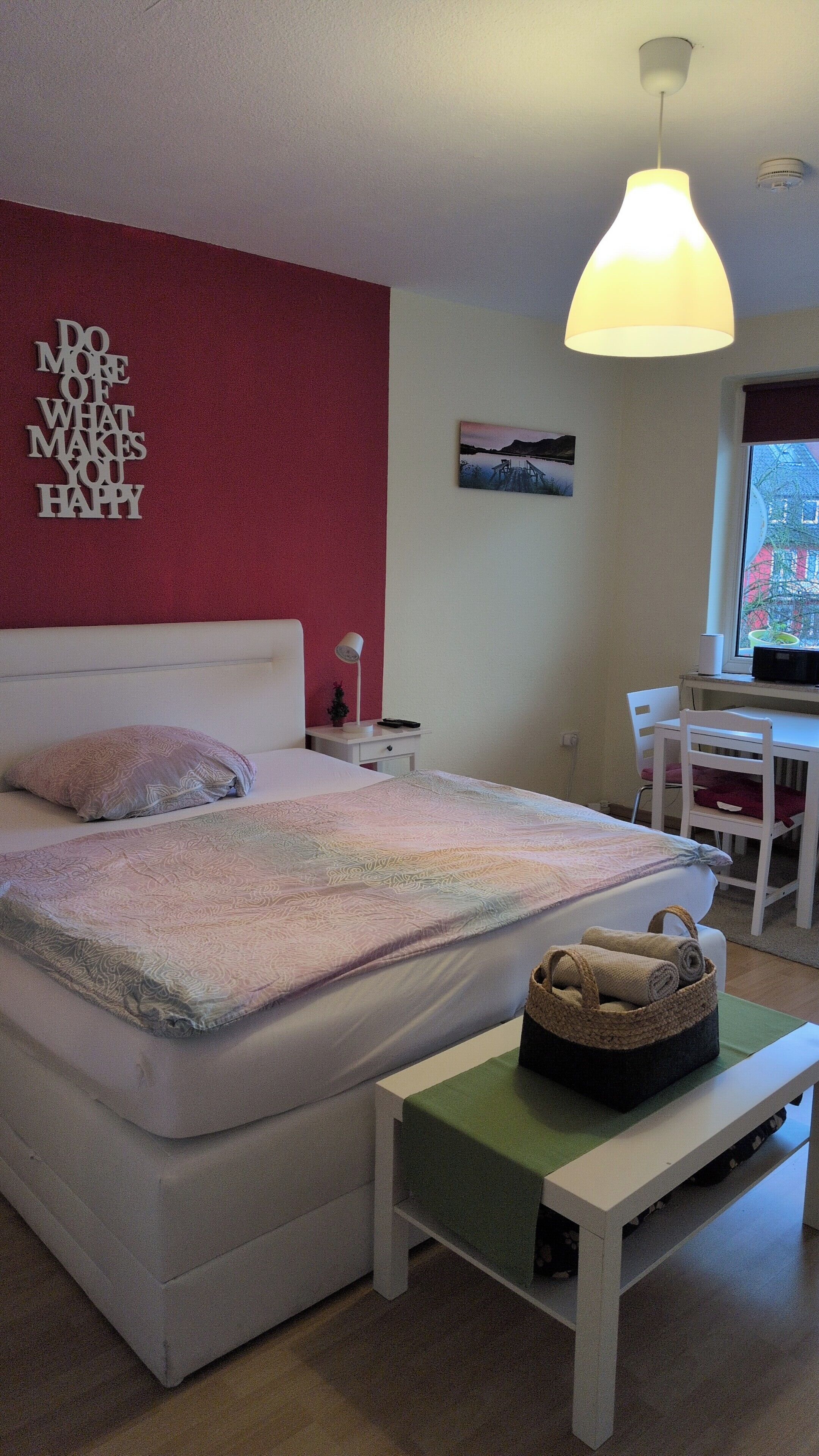 1 bedroom, iron/ironing board, travel crib, free WiFi