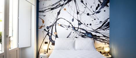 1 habitación, tabla de planchar con plancha, wifi gratis y ropa de cama