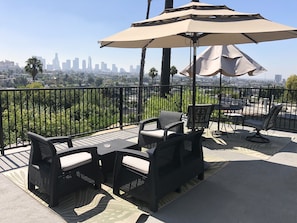 Terrace/patio - Cozy Silverlake Home with City Views (Los Angeles)