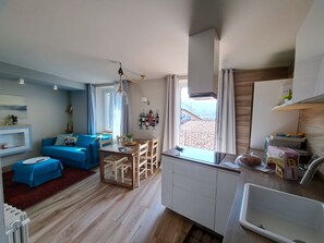 TV connectée, cheminée