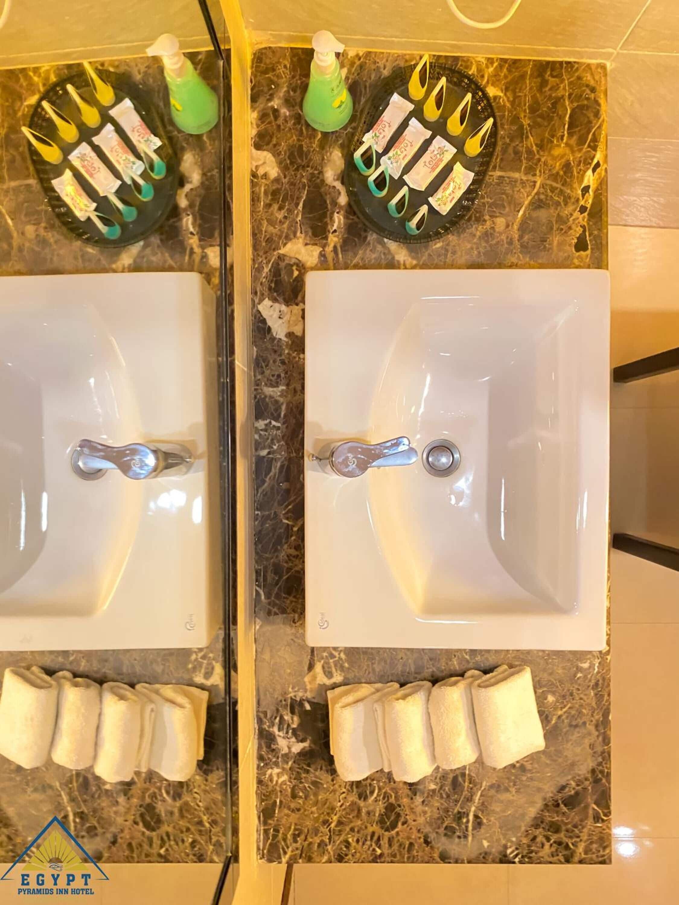 shower, free toiletries, slippers, bidet