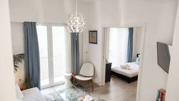 2 slaapkamers, een kluis op de kamer, een strijkplank/strijkijzer
