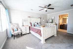 3 bedrooms, iron/ironing board, travel cot, WiFi