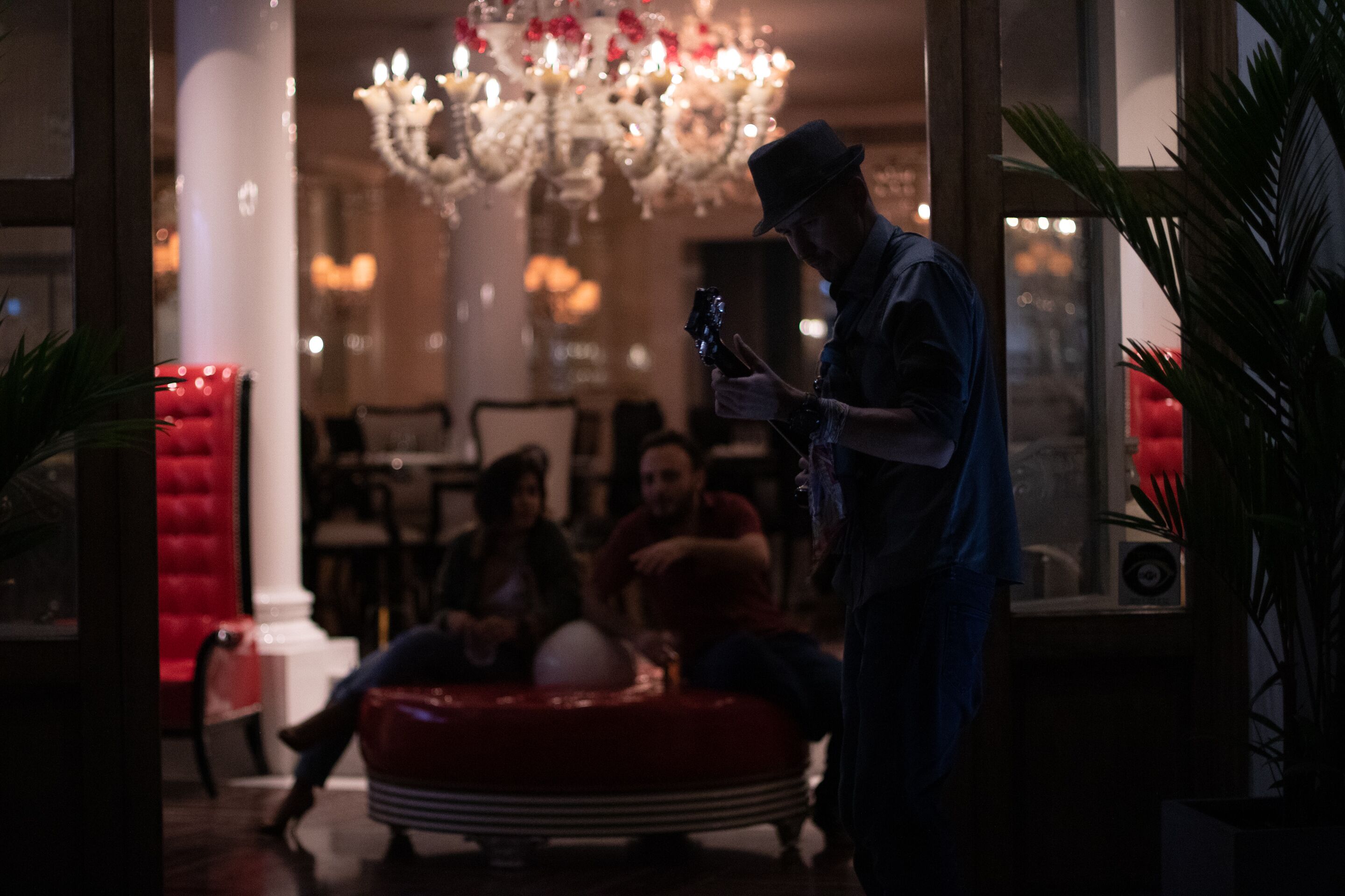 front of property – evening/night