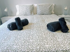 2 bedrooms, iron/ironing board, free WiFi, bed sheets