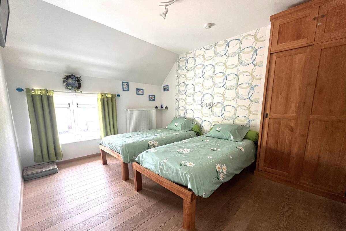 Maison | 5 chambres, décoration personnalisée, rideaux occultants