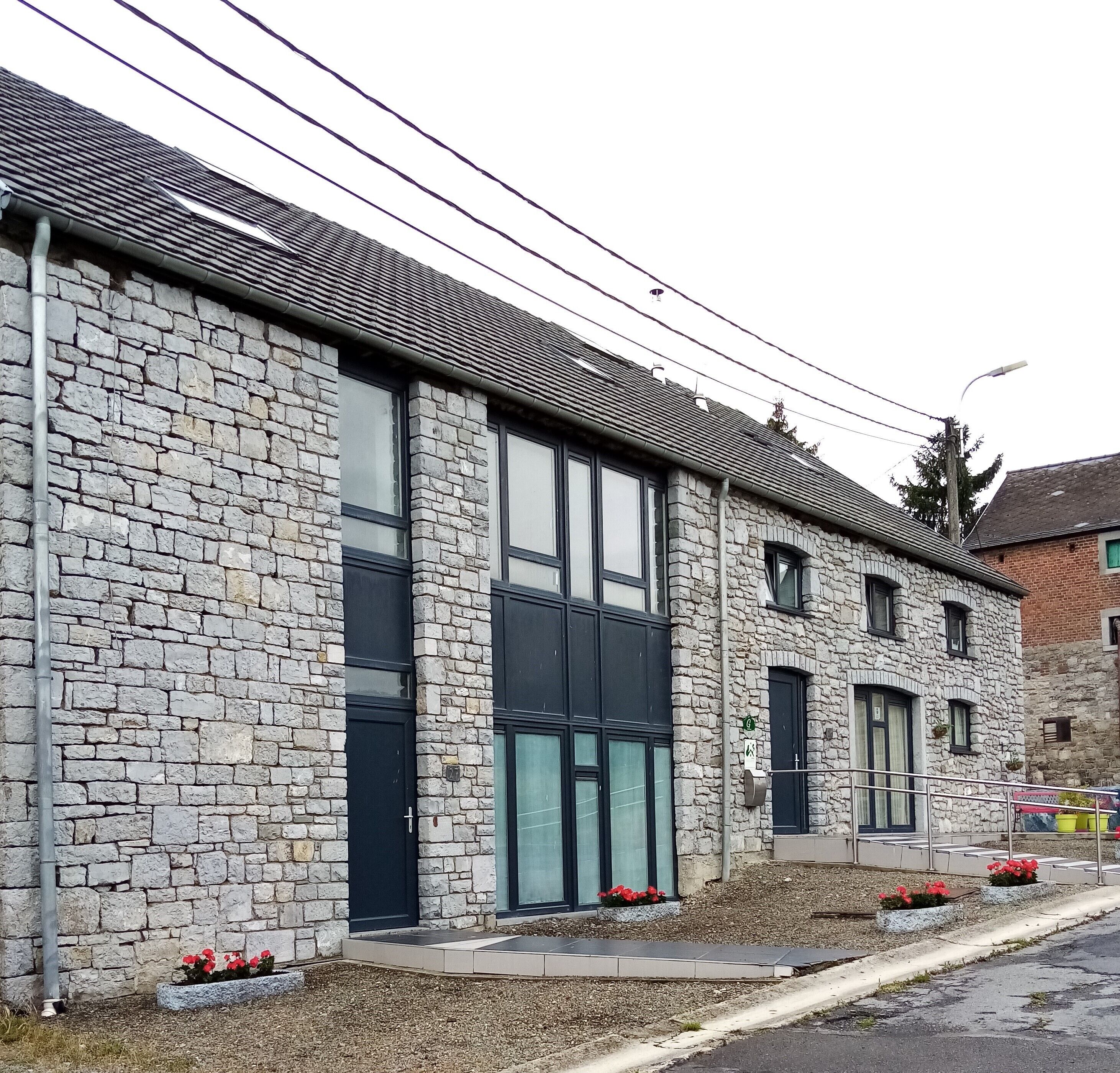 Façade de l’hébergement