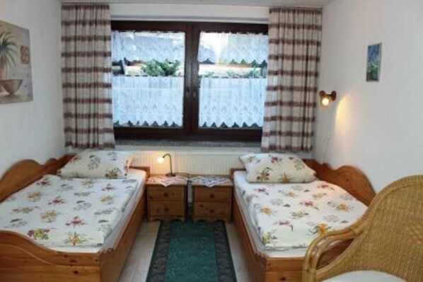 1 makuuhuone, vuodevaatteet