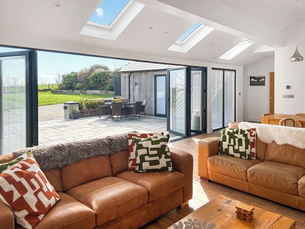 TV, fireplace - 4 bedroom accommodation in Wiston, near Haverfordwest (Wiston, near Haverfordwest)