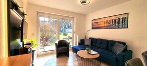 Fernseher, Kamin