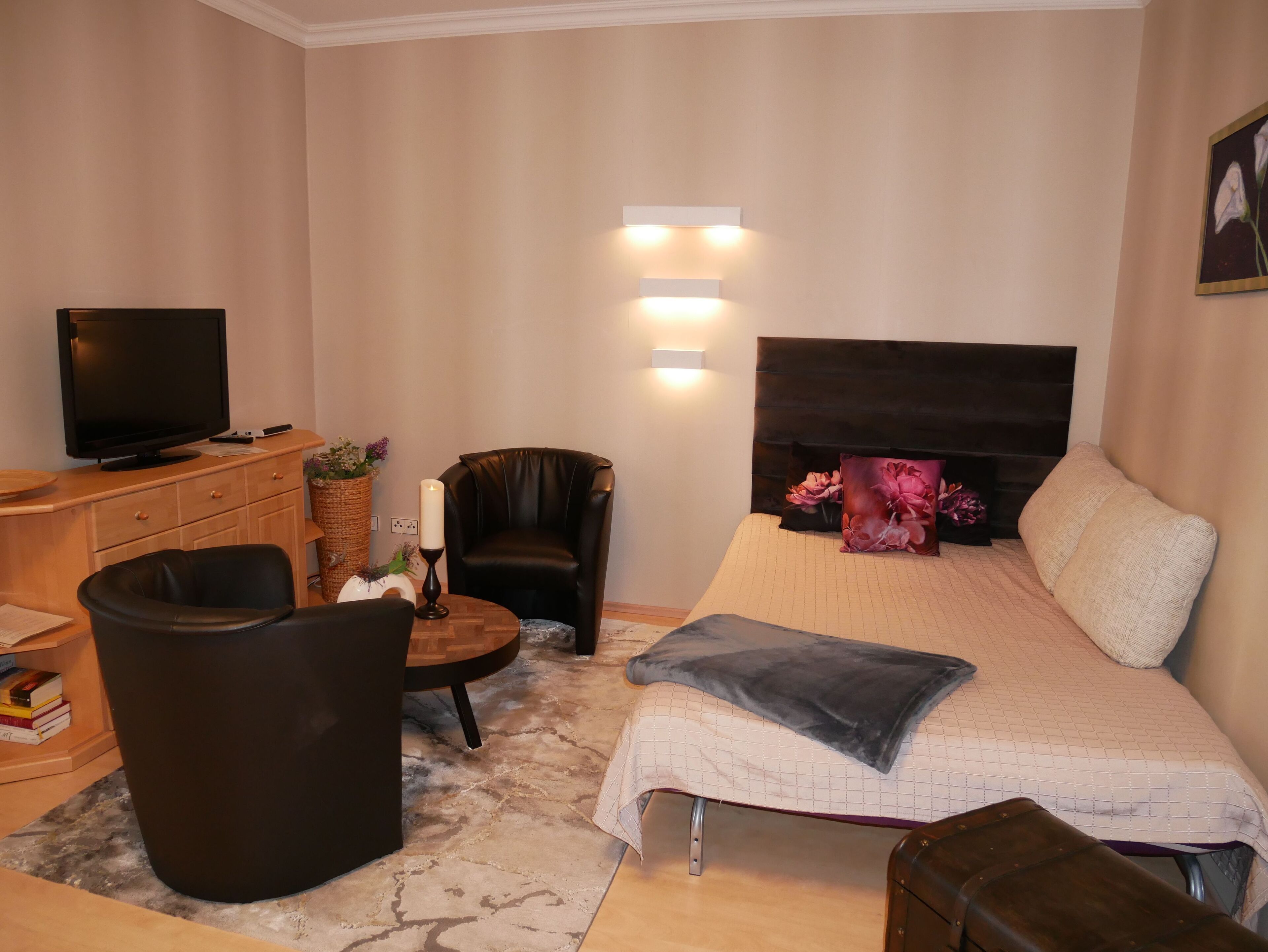 1 غرفة نوم ومكواة/لوح كي وسرير سفر وواي فاي