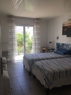 3 soverom, strykejern/-brett, reiseseng for barn og wi-fi