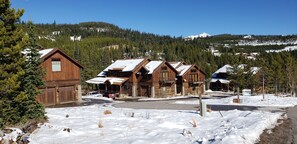 Exterior - Ski Heaven,  Ski in, Ski out Big Sky Mtn Village Home with Hot Tub (Big Sky)