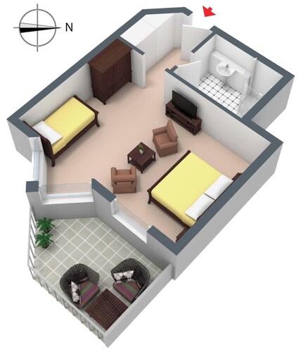 Family room PG0903 - Pension Maiglöckchen