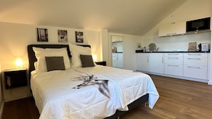 1 soverom, strykejern/-brett, wi-fi og sengetøy