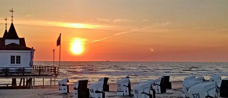Una spiaggia nelle vicinanze