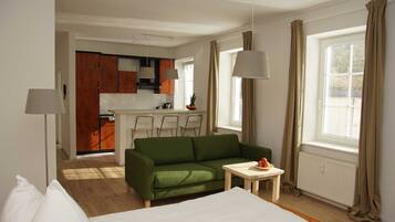 1 Schlafzimmer, Reisekinderbett, WLAN, Bettwäsche
