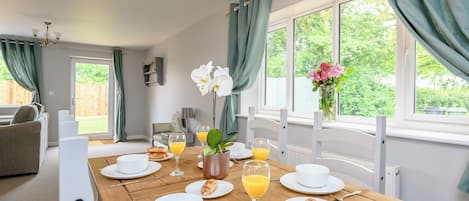 Dining area | Alder Lodge, Yaxham, near Dereham