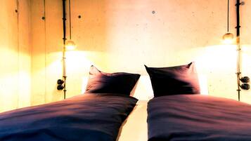 1 bedroom, travel crib, WiFi, bed sheets