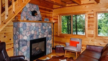 Smart-TV, Kamin, Arbeitsbereiche