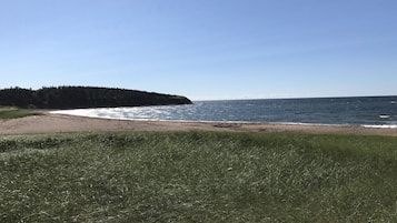 Vlak bij het strand
