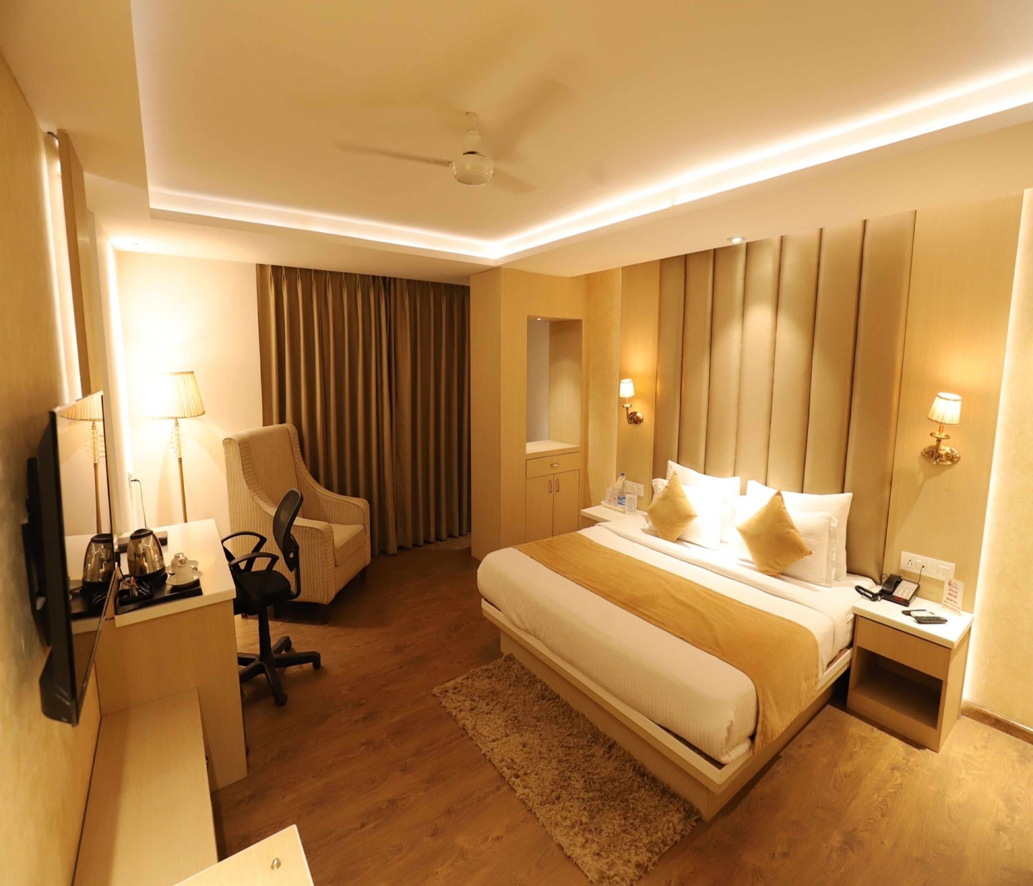 1 habitación, minibar, caja de seguridad en la habitación y escritorio 