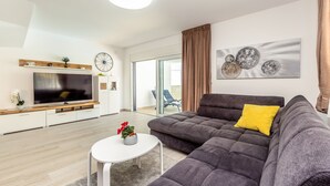 Villa, 3 Bedrooms, Private Pool (No.1) | Living room - Villa Insula Aurea No.1 (Krk)