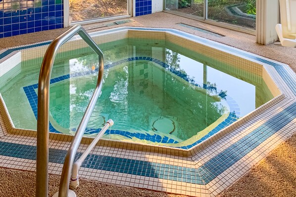 Indoor pool, a heated pool