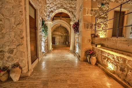 Exterior detail. Cappadocia Caves Hotel