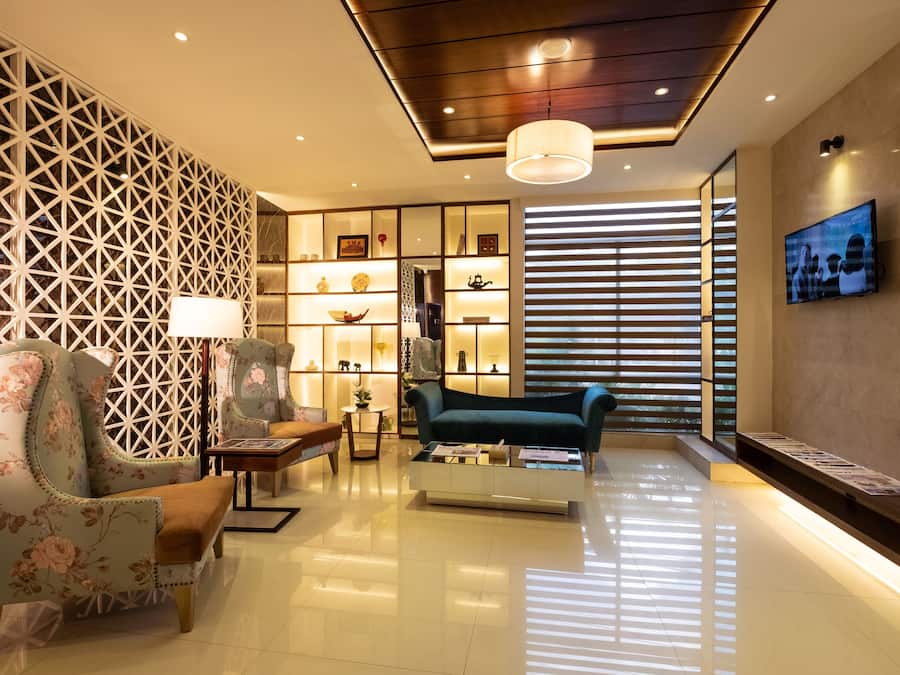 Sala de estar en el lobby