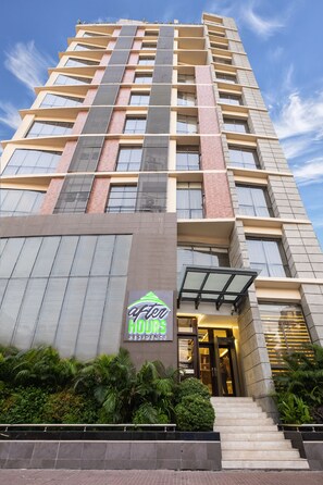 Fassade der Unterkunft