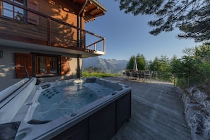 Terrace/patio - Chalet Riquet - ski-in/out - luxe (Haute-Nendaz)