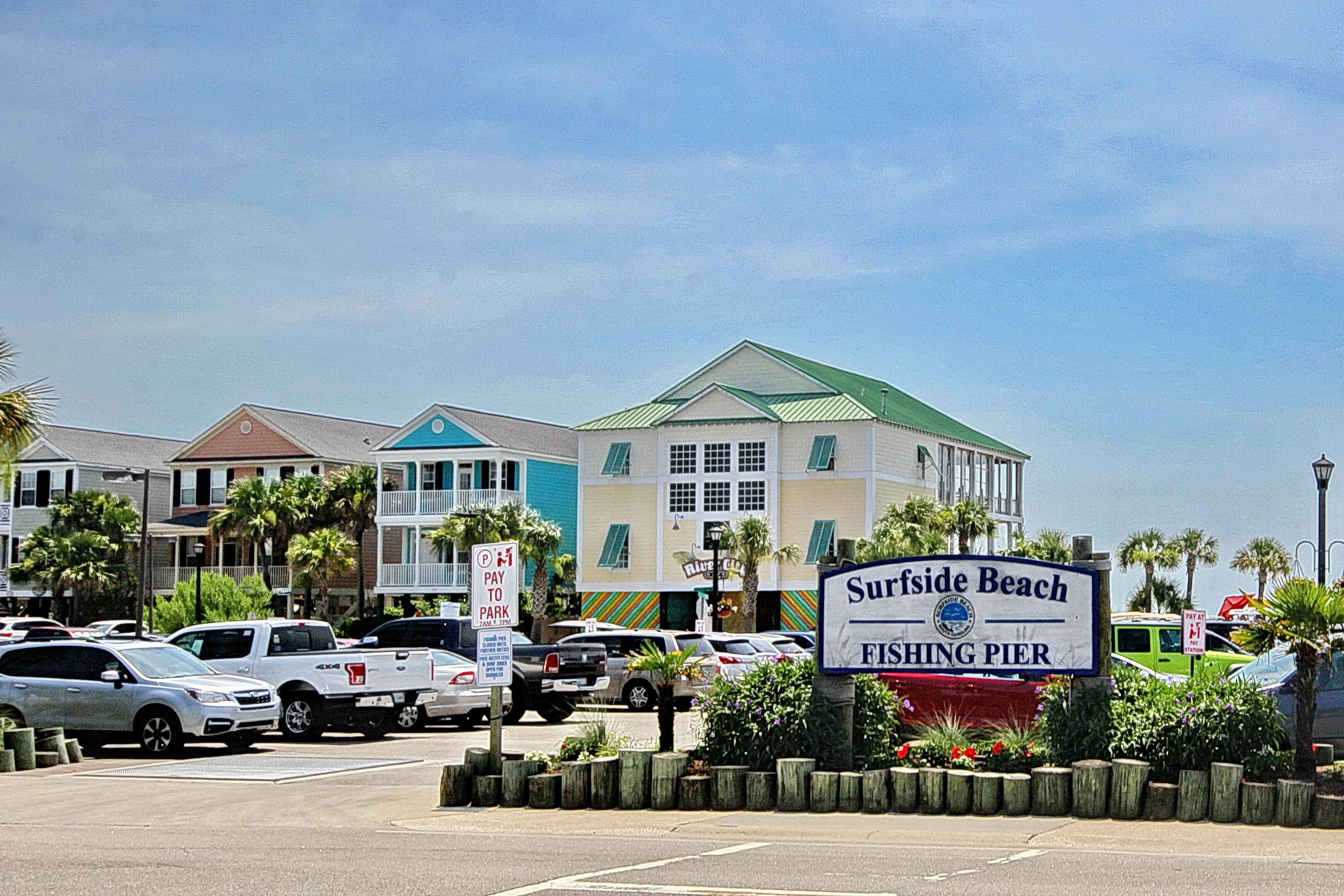 Surfside fishing pier- Take a walk to the pier for some homemade ice cream