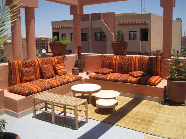 Terrace/patio - PENTHOUSE APARTMENT AT PRIME LOCATION (Gueliz)
