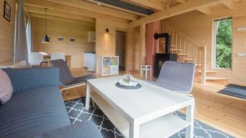 Fernseher, Kamin