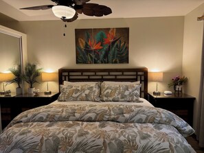 1 bedroom, in-room safe, iron/ironing board, free WiFi